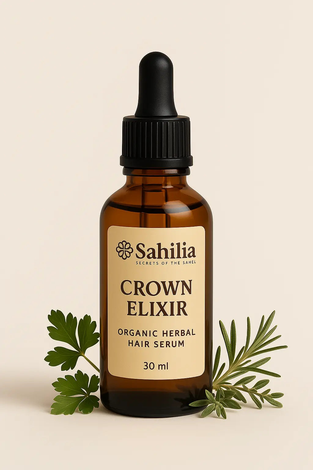 Crown Elixir- Organic Herbal Hair Serum - Sahilia